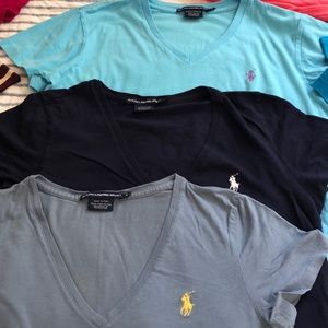 Ralph Lauren Sport cotton modal short sleeve vneck